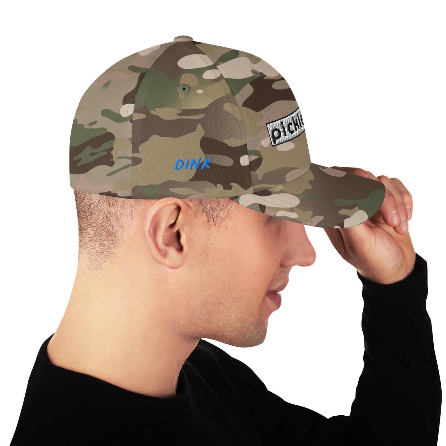 Picklebros Banner Logo Flexfit Dink Hat