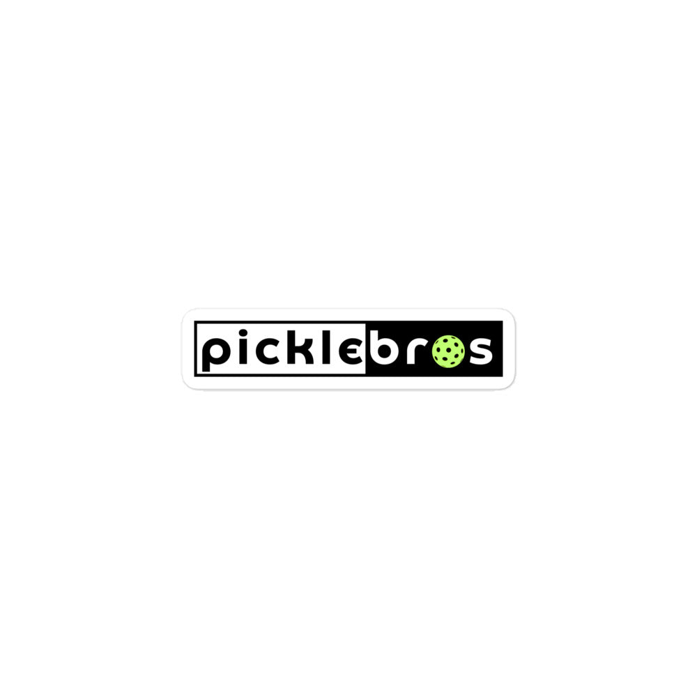 Picklebros Banner Logo Bubble-free stickers