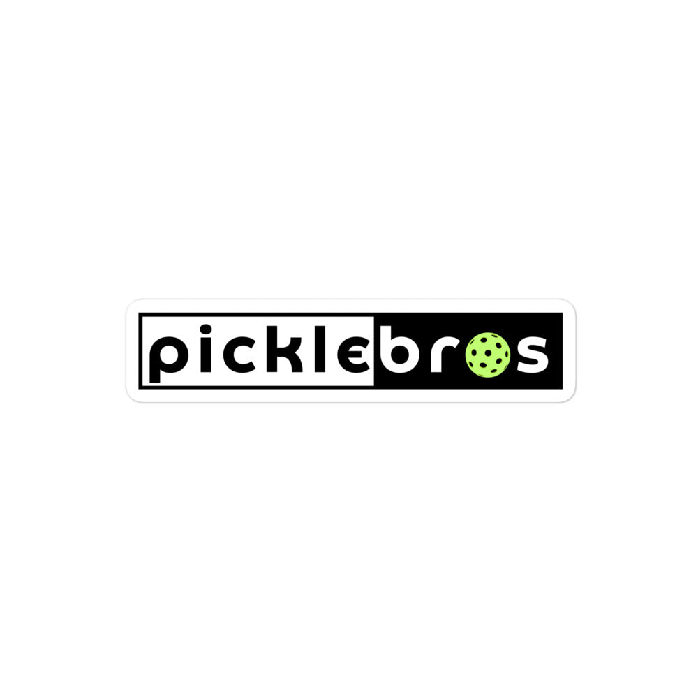 Picklebros Banner Logo Bubble-free stickers