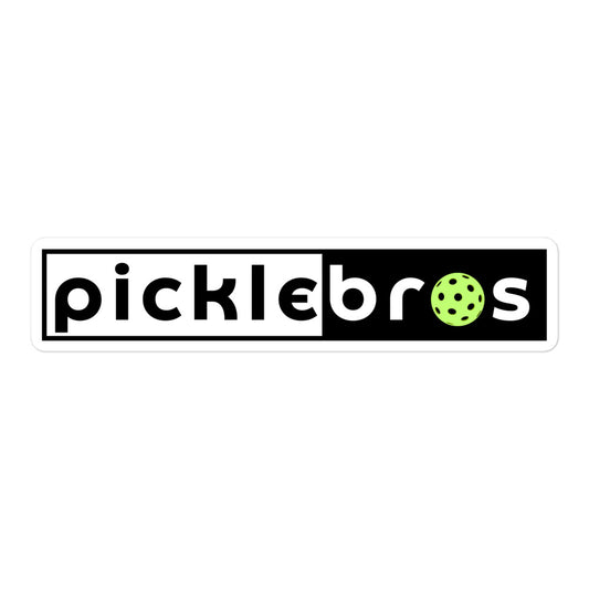 Picklebros Banner Logo Bubble-free stickers