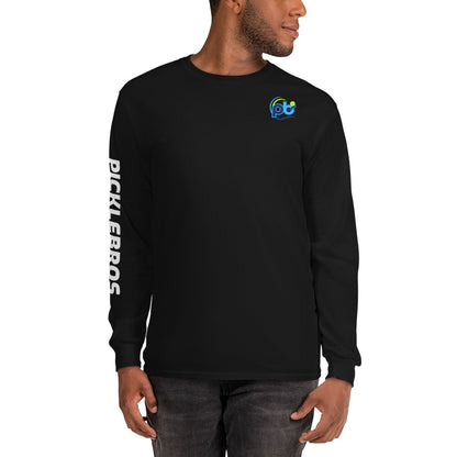 Picklebros Monogram & Right Sleeve Men’s Long Sleeve Shirt