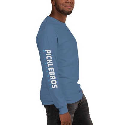 Picklebros Monogram & Right Sleeve Men’s Long Sleeve Shirt