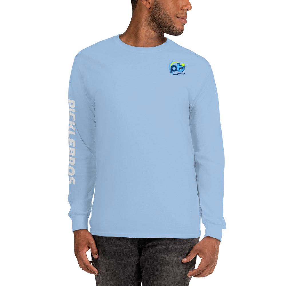 Picklebros Monogram & Right Sleeve Men’s Long Sleeve Shirt