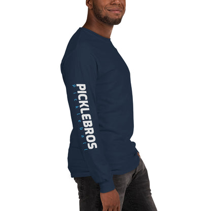 Picklebros Monogram & Right Sleeve Men’s Long Sleeve Shirt