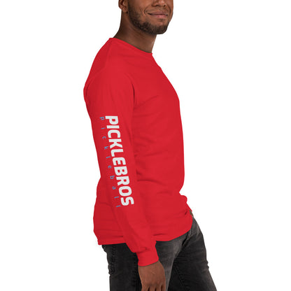 Picklebros Monogram & Right Sleeve Men’s Long Sleeve Shirt