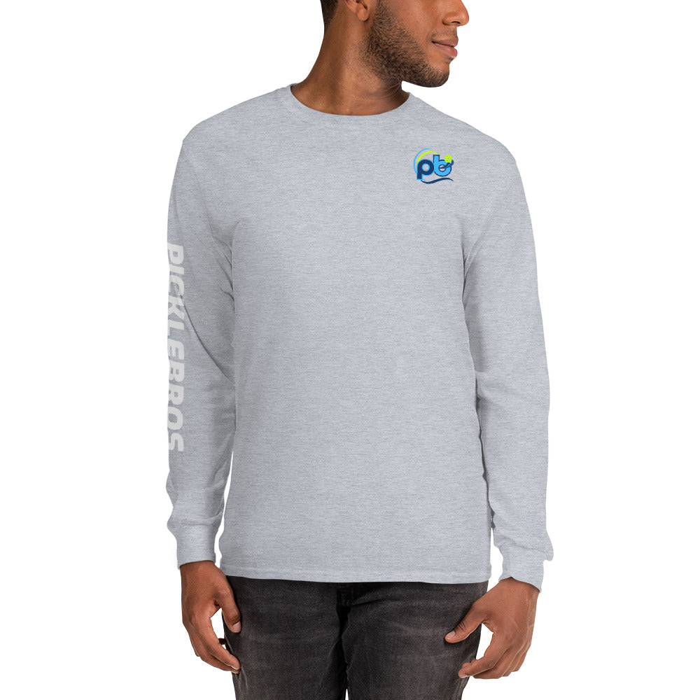 Picklebros Monogram & Right Sleeve Men’s Long Sleeve Shirt