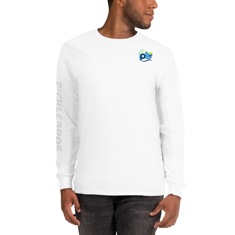 Picklebros Monogram & Right Sleeve Men’s Long Sleeve Shirt